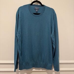 G.H. Bass & Co. Crewneck Sweater Teal Blue Size XL